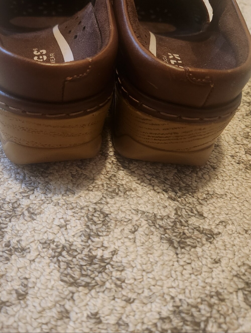 Klogs Brown Leather Mary Jane Slip-On Shoes - Picture 8 of 11